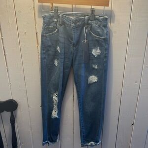 NWT Tractr Girls High Rise Weekender Jeans
